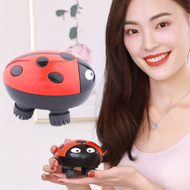 Smart Head Massager Electric Anti Stress Whole Body Scalp Massage Instrument Beetle Rechargeable Neck Leg Arm Massage Tool