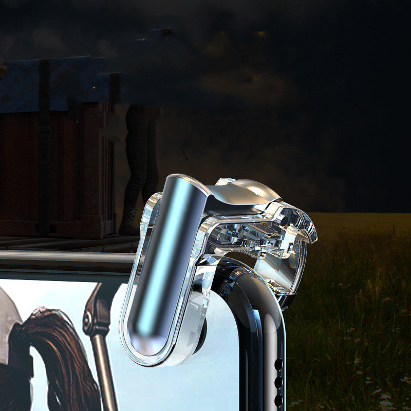 Compatible with Apple , Eating Chicken Artifact Mobile Gamepad is Suitable For Quick Shooting Buttons