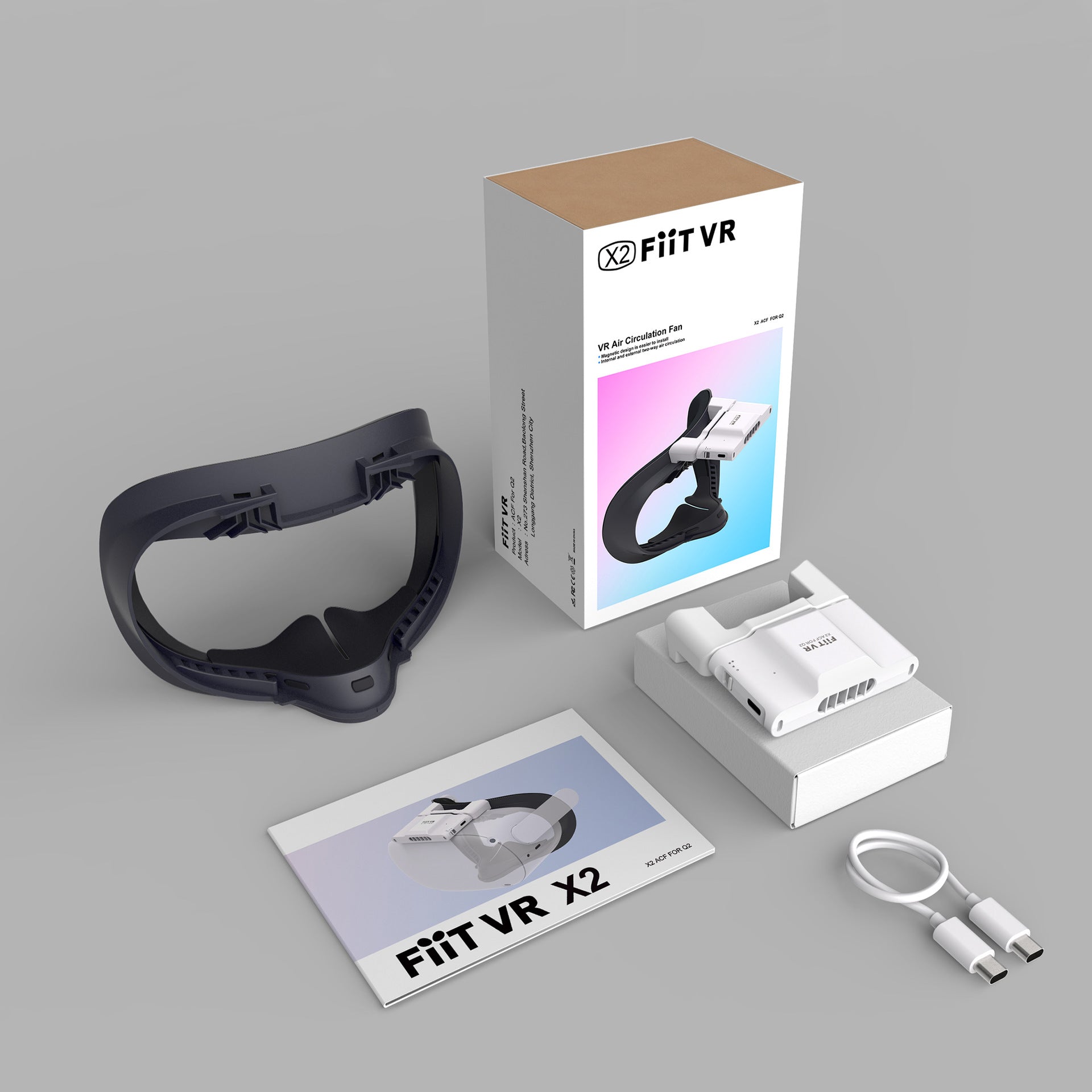 Air Circulation Cooling VR Magnetic Suction Relief Atomization Fan