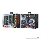Game Colorful E-sports Desktop Bluetooth Speaker Dual Speaker Computer Stereo Speaker