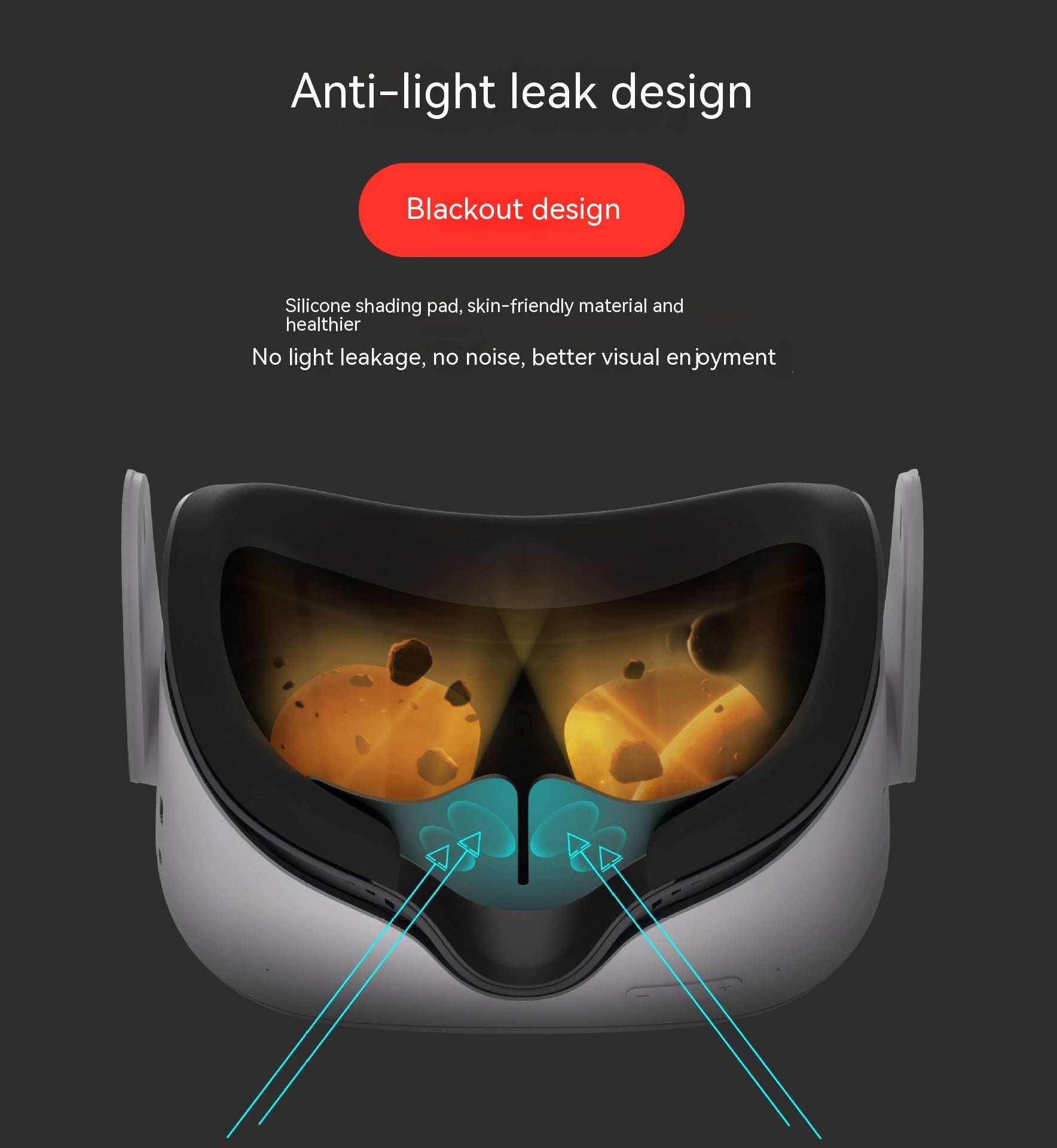 Air Circulation Cooling VR Magnetic Suction Relief Atomization Fan