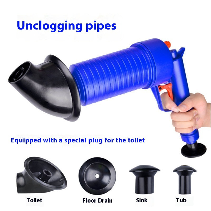 Toilet Sewer Drainage Facility Toilet Plunger Hand-operated Kitchen Toilet