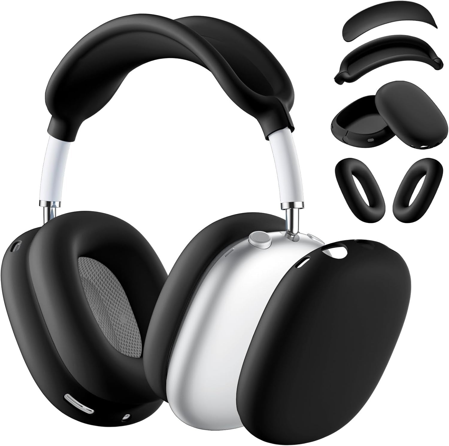 Earphone Case Silicone Earphone Case Bluetooth Headphone Case Head-mounted Protective Case