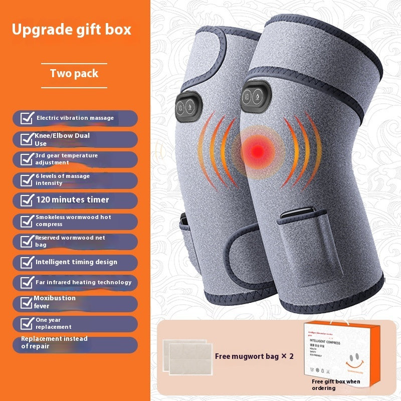 Electric Heating Physiotherapy Knee Pad Joint Hot Compress Warm Massage Instrument
