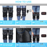 Electric knee pad physiotherapy