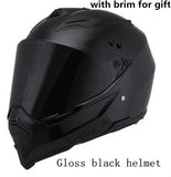 Off-road helmet motorcycle racing helmet road off-road dual-use helmet men and women four seasons pull helmet full face helmet