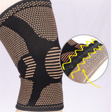 Sports Knee Pad Fiber Knitted Copper Ion