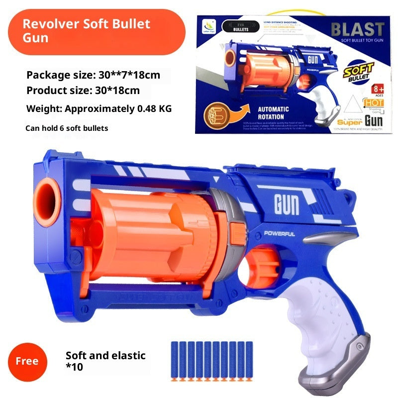 Toy Soft Bullet Gun Children's Revolver Toy