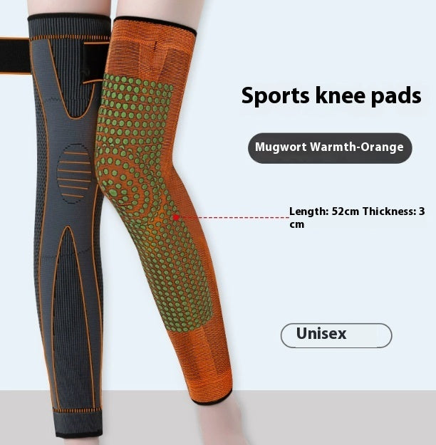 Argy Wormwood Bandage Warm Joint Elderly Self-heating Knee Pad