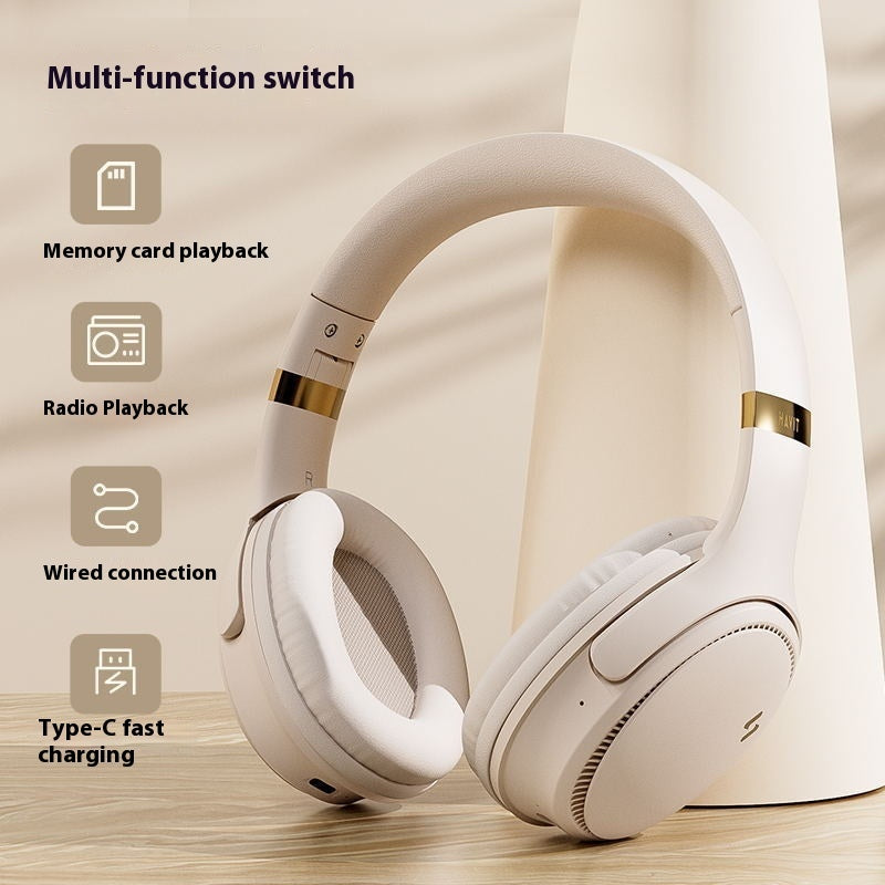 Wireless Bluetooth Headphone Head-mounted