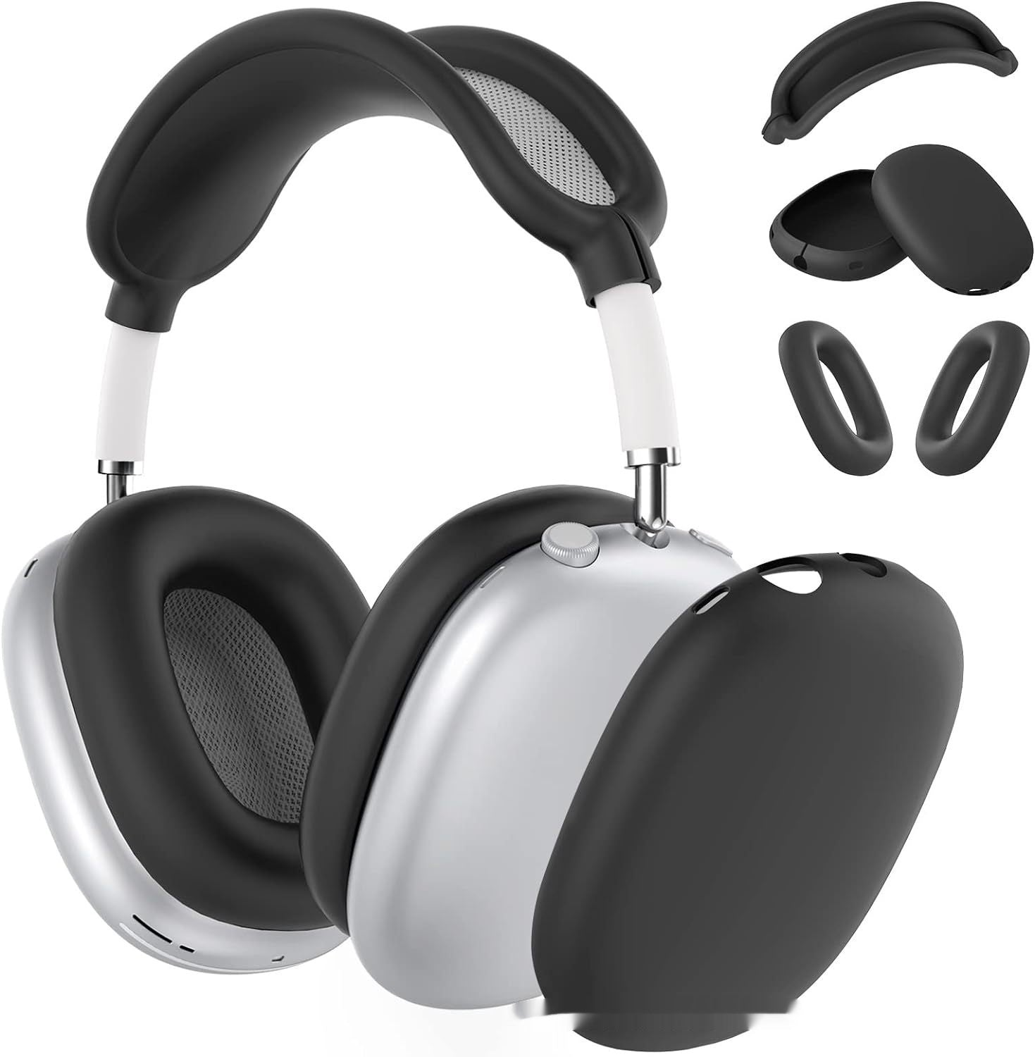 Earphone Case Silicone Earphone Case Bluetooth Headphone Case Head-mounted Protective Case