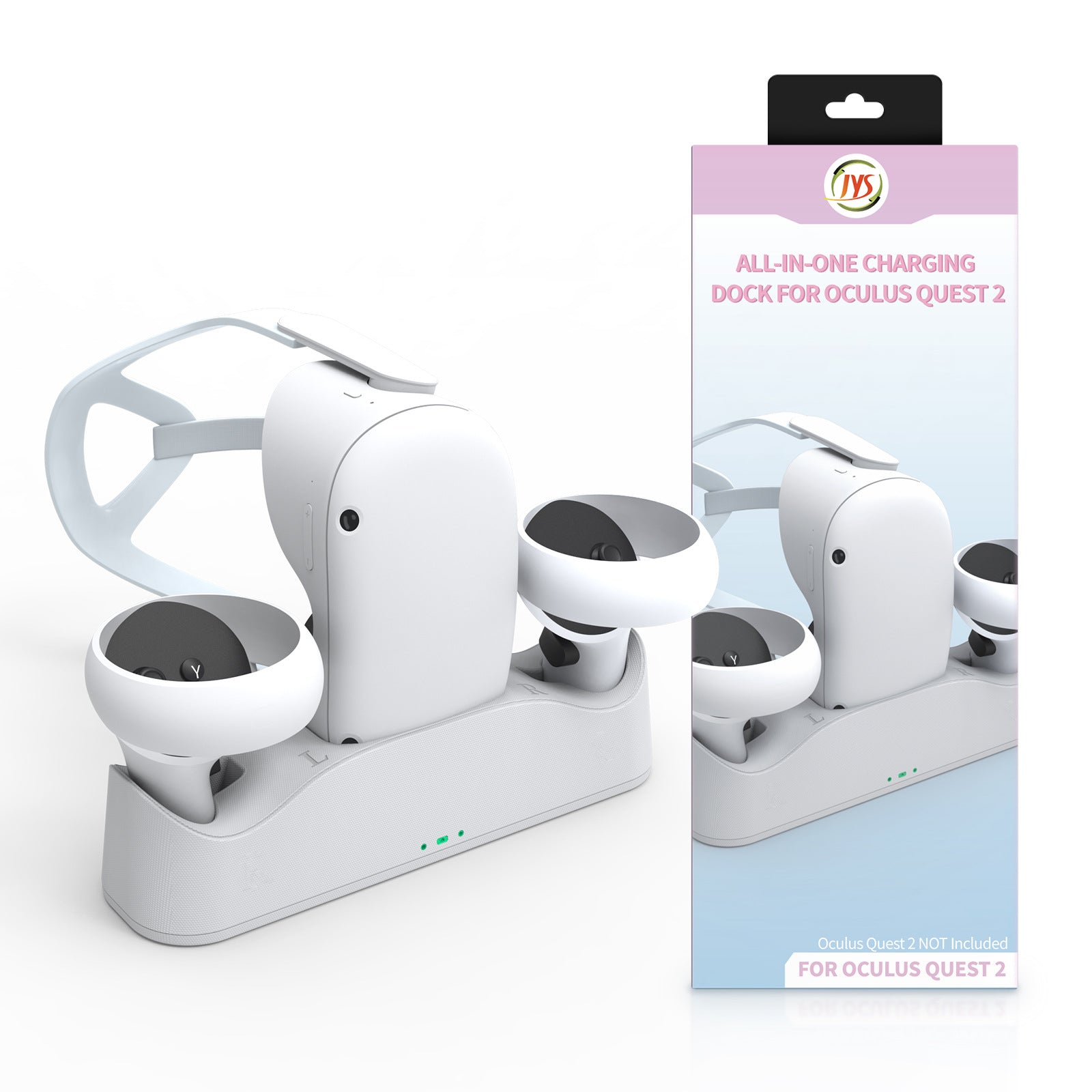 VR Glasses Handle Magnetic Base Charger With Battery Set