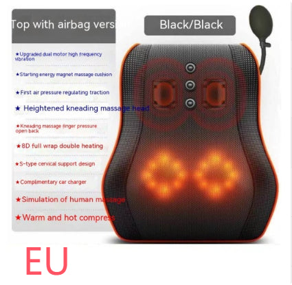 Waist Massager Cervical Back Leg Kneading Pillow Whole Body Electric Massage Mat