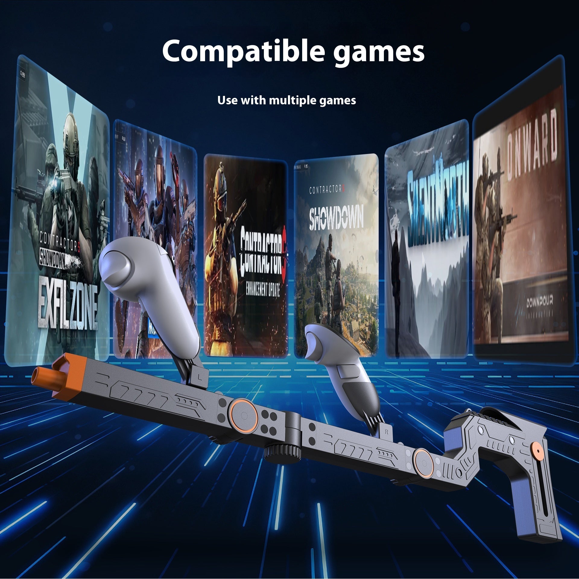 Gun Mount Submachine Gun VR Physical Auxiliary Accessories