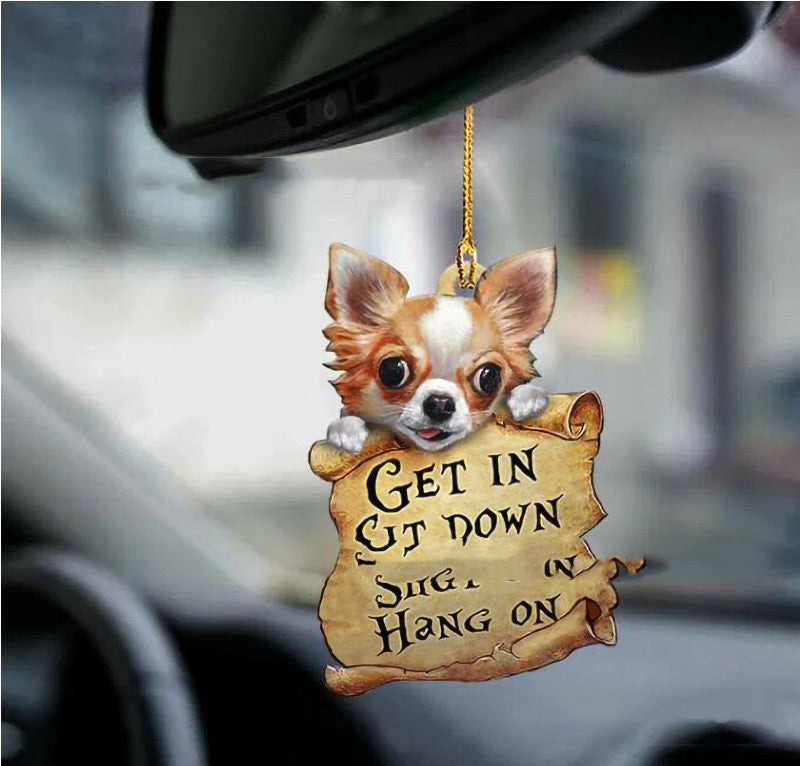 Car Dog Pendant Pendant, Car Key Backpack Accessories