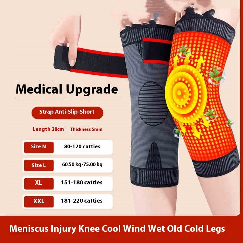 Self-heating Knee Pad Lengthen And Thicken Cold-proof Knee Pad Leg Warmer Strap