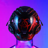 Bioweapon Black Mask Tech Creative Prop Mask Full Face