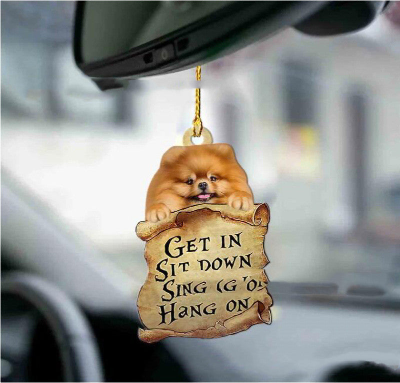 Car Dog Pendant Pendant, Car Key Backpack Accessories