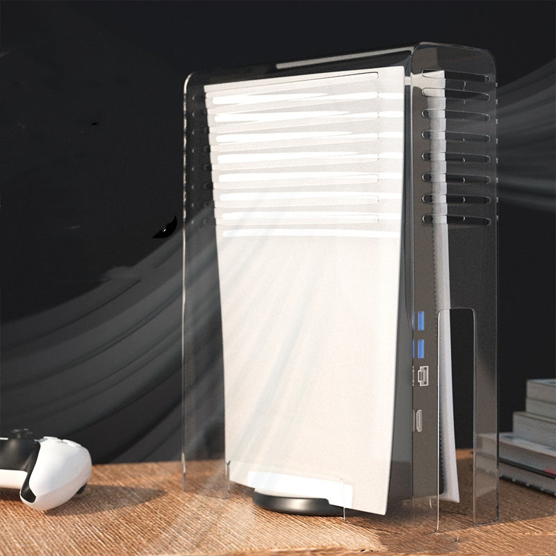 Handle Storage Box Acrylic Ps4slim Host Cooling Game Console Protection Case