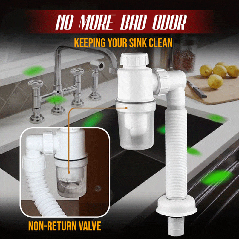 Odor-resistant Drain Basin Double Anti-odor Drain Drain Pipe Wash Basin Drain Drain Pipe