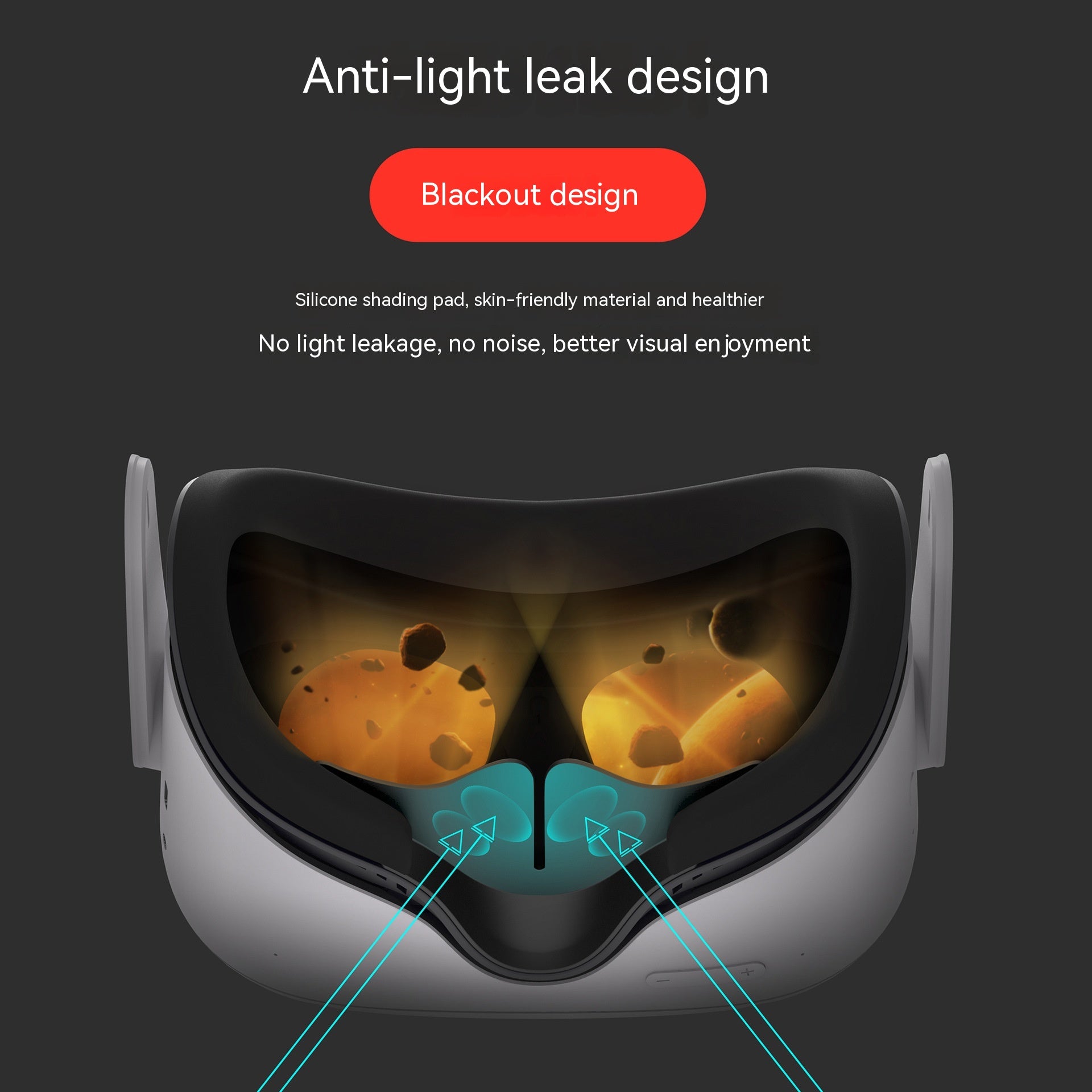 Air Circulation Cooling VR Magnetic Suction Relief Atomization Fan