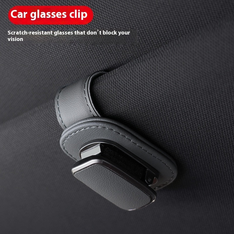 Leather Car Accessories Car Glasses Frame