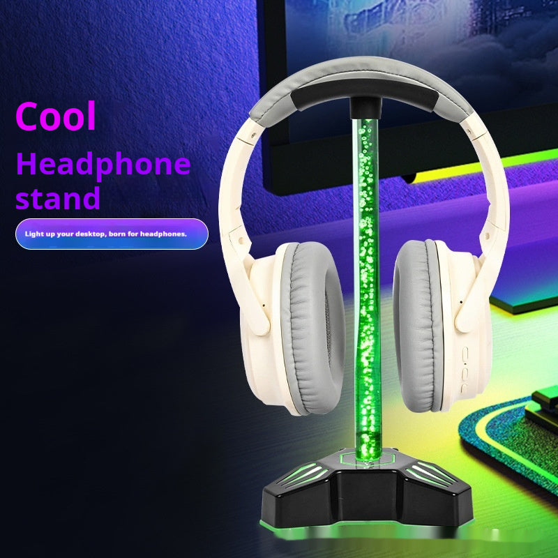RGB Luminous Head-mounted Headphone Holder