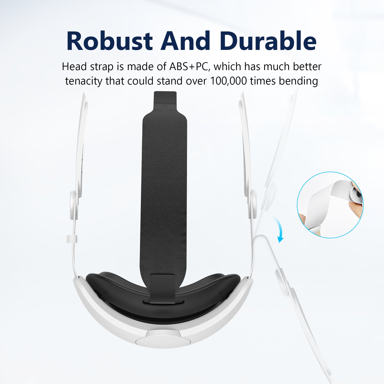 Adjustable Replacement Quest3S Comfortable Decompression Headband Smart VR Glasses