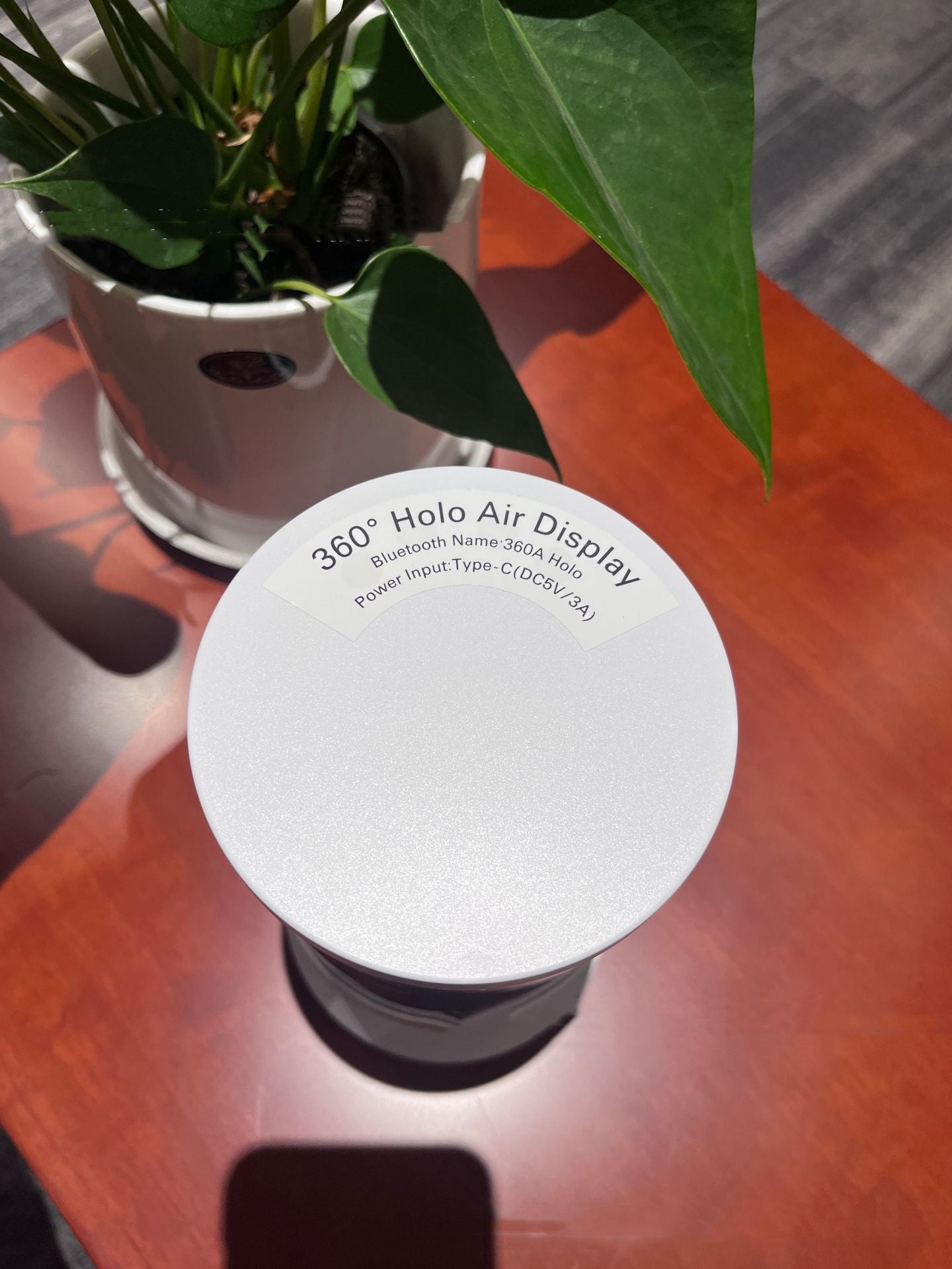 360-degree 3D Holographic Fan Bluetooth Speaker Advertising Machine Air Imaging Stereo Cylindrical Screen